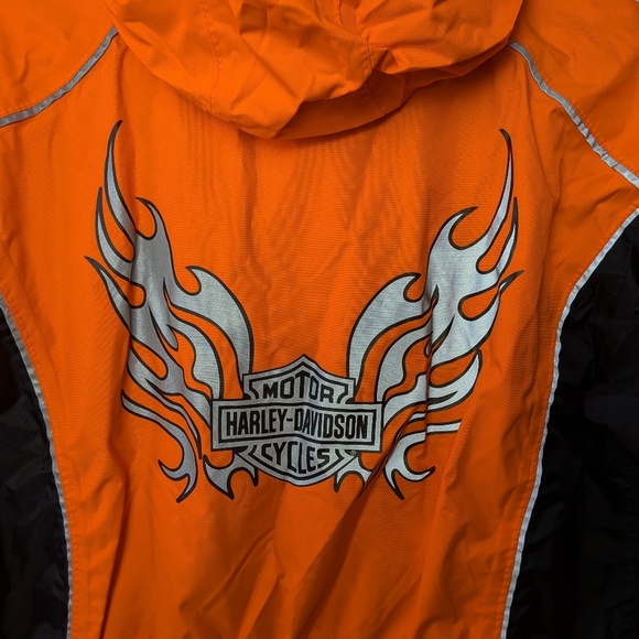 HARLEY DAVIDSON Windbreaker And Raincoat Unisex Size Small (Men I Guess) Biker - Picture 8 of 11